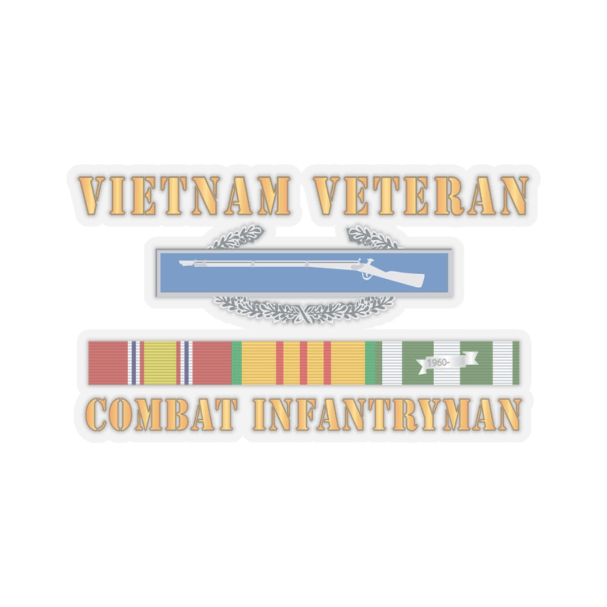 A Vietnam War Veteran who served as a Combat Infantryman, engaging in direct ground combat operations. Recognized with the Combat Infantryman Badge (CIB), awarded for active participation in sustained ground combat, symbolizing bravery, sacrifice, and frontline service during the Vietnam War.