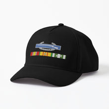 Load image into Gallery viewer, Baseball Cap - Army - Vietnam Ribbons SVC bar w CIB - Film to Garment (FTG)
