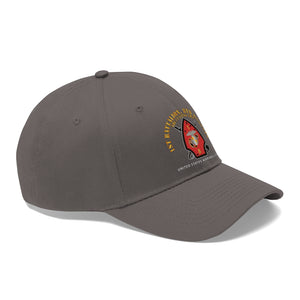 Unisex Twill Hat - USMC - 1st Bn, 8th Marines - The Cutting Edge - Marines at War - Hat - Direct to Garment (DTG) - Printed