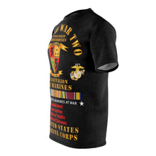 Load image into Gallery viewer, Unisex AOP Cut &amp; Sew Tee - USMC - WWII  - 3rd Bn, 5th Marines - w PAC SVC
