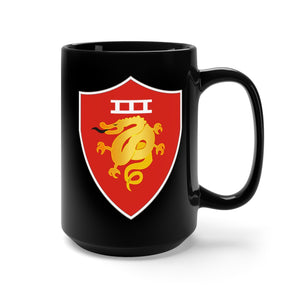 Black Mug 15oz - USMC -  III Marine Amphibious Force - MAF wo Txt