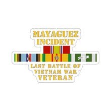 Load image into Gallery viewer, Kiss-Cut Stickers - USMC - Mayaguez Incident Vet - Last Battle w EXP - VN SVC
