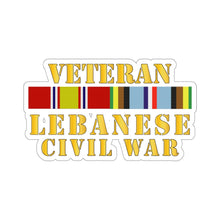 Load image into Gallery viewer, Kiss-Cut Stickers - USMC - Veteran Lebanese Civil War w  EXP SVC
