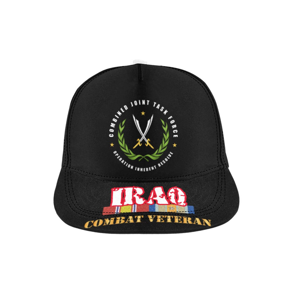 Combat Veteran w Operation Inherent Res(OIR) All Over Print Snapback Hat