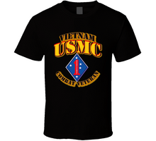 Load image into Gallery viewer, USMC - 1st Marine Division - Vietnam - Combat Vet T Shirt
