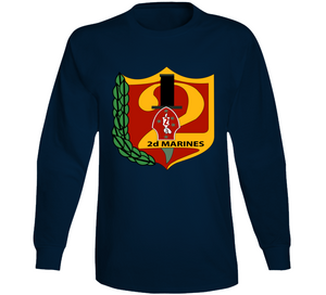 USMC - 2nd Marine Regiment - T Shirt, Long Sleeve, Premium and Hoodie