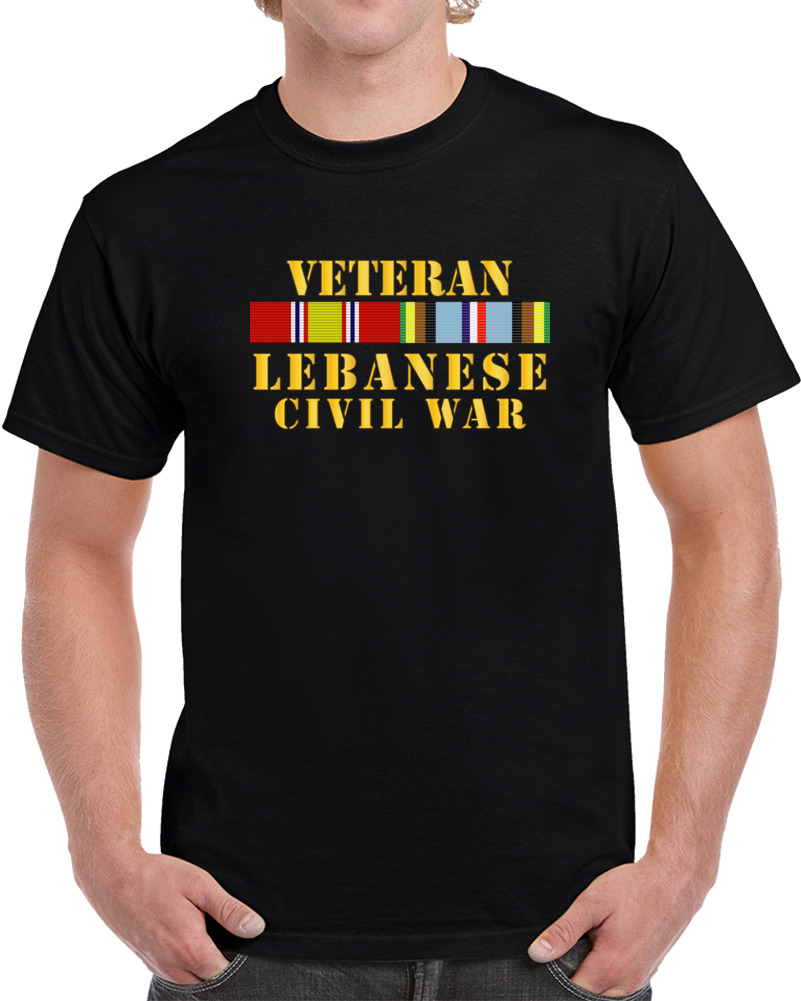 Usmc - Veteran Lebanese Civil War W  Exp Svc T Shirt