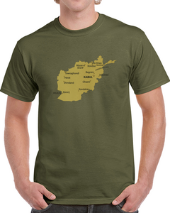 Afghan - Afghanistan Map Classic T Shirt