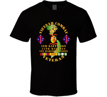 Load image into Gallery viewer, Usmc - Vietnam Combat Vet - 5th Bn, 11th Marines - 1st Marine Div W Vn Svc T Shirt, Hoodie and Premium
