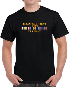 Army - Afr -  Iraq Invasion Veteran  W Arr Gwot-gwotem T Shirt