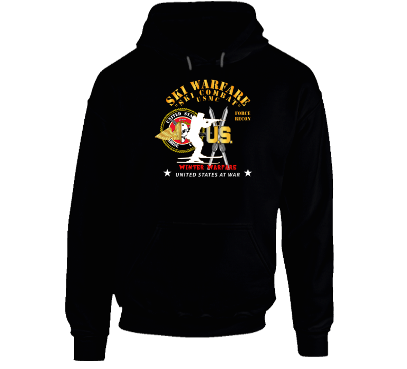 Sof - Usmc Force Recon - Ski Warfare - Ski Combat - Winter Warfare X 300 Hoodie