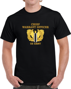 Army - Emblem - Warrant Officer 5 - Cw5 W Eagle - Us Army - T Shirt