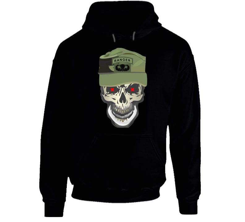 Army - Ranger Patrol Cap - Skull - Ranger Airborne X 300 Hoodie