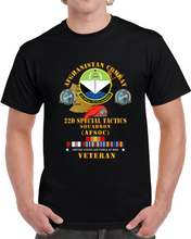 Load image into Gallery viewer, Usaf - Afghanistan Vet W 22d Special Tactics Squadron X 300 T Shirt
