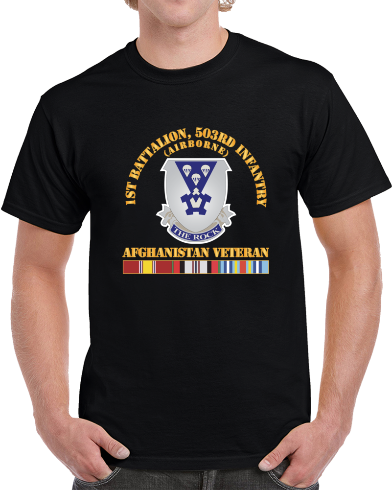 Army - 1st Bn 503rd Infantry - Afghanistan Veteran X 300 T Shirt