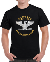 Load image into Gallery viewer, Navy - Captain - Cpt - Retired X 300 T Shirt
