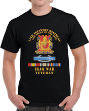 Load image into Gallery viewer, Army - Dui - 14th Infantry Regiment The Right Of The Line W Cib -  Iraq Svc X 300 T Shirt
