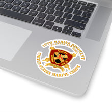 Load image into Gallery viewer, Kiss-Cut Stickers - USMC - 12th Marine Regiment - Thunder and Steel
