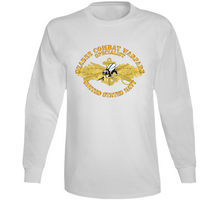 Load image into Gallery viewer, Navy - Seabee Combat Warfare Spec Badge - Of W Color Bee W Txt T Shirt, Premium, Hoodie and Long Sleeve
