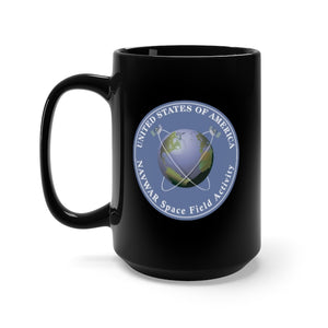 Black Mug 15oz - NAVWAR Space Field Activity  wo Txt X 300