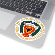 Load image into Gallery viewer, Kiss-Cut Stickers - USMC - 3rd Battalion, 4th Marines - The Bull
