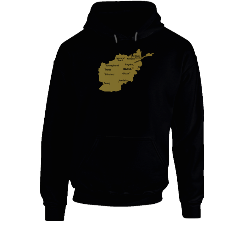 Afghan - Afghanistan Map Hoodie