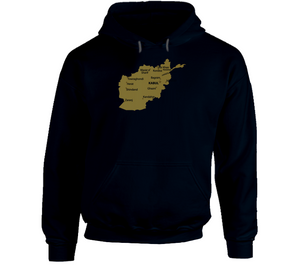 Afghan - Afghanistan Map Hoodie