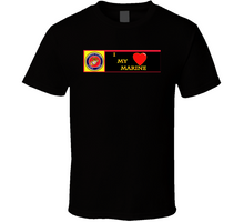 Load image into Gallery viewer, USMC - I Love My Marine T Shirt
