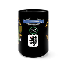 Load image into Gallery viewer, Black Mug 15oz - Army - Vietnam Combat Veteran - 2nd Battalion, 28th Infantry 1st Infantry Division
