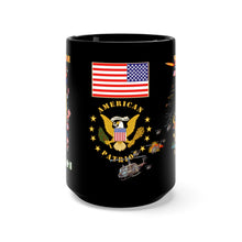 Load image into Gallery viewer, Black Mug 15oz - Vietnam - Vietnam Units and Weapons of War
