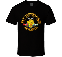 Load image into Gallery viewer, 1st Transportation Battalion with Vietnam Service Ribbon T Shirt, Premium and Hoodie
