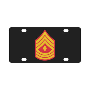 USMC - First Sergeant wo Txt X 300 Classic License Plate