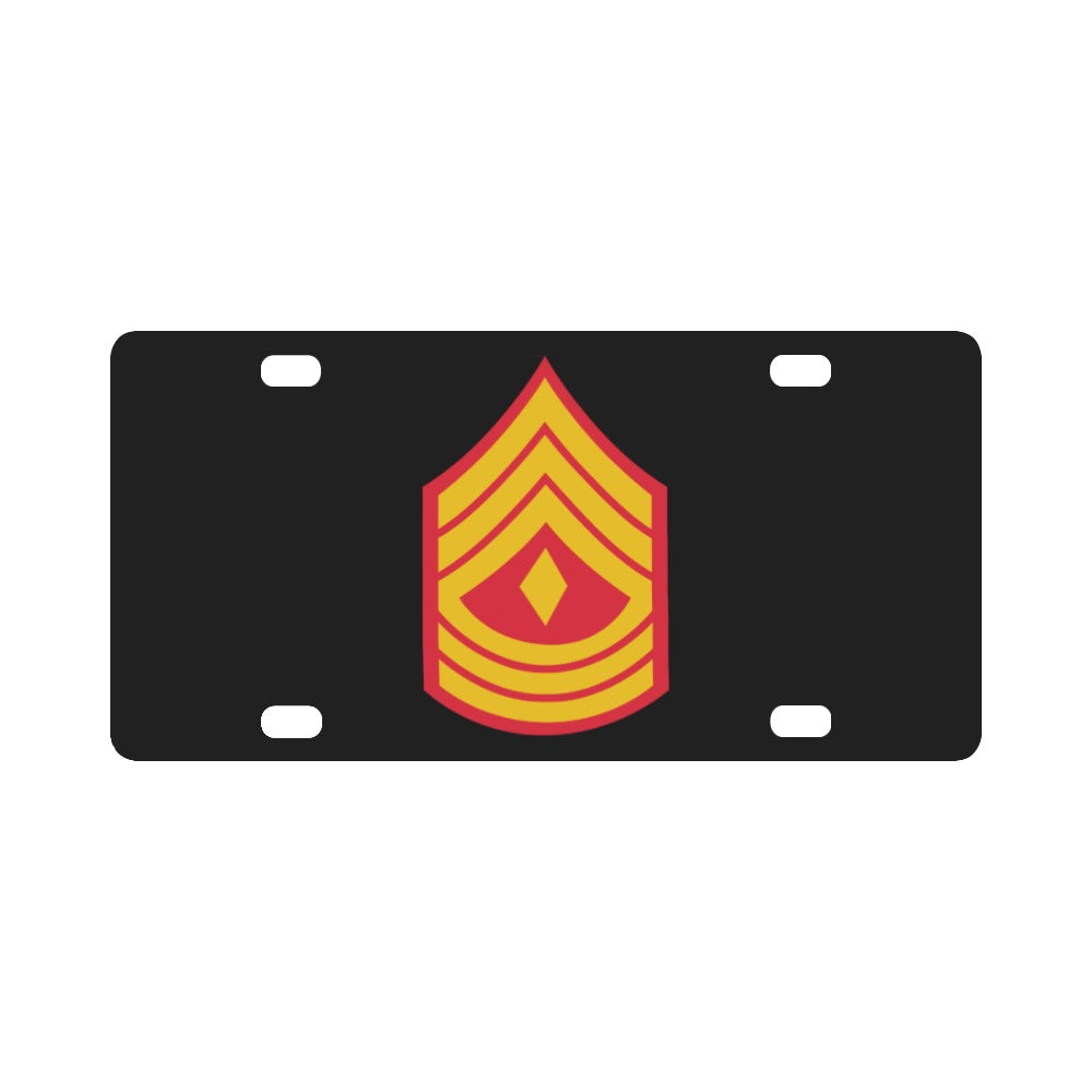 USMC - First Sergeant wo Txt X 300 Classic License Plate