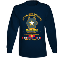 Load image into Gallery viewer, Army - 1st Bn 36th Infantry - OEF - Afghanistan w SVC V1 Long Sleeve
