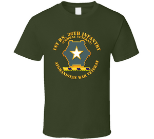 Army - 1st Bn 36th Infantry DUI - Combat Vet - Afghanistan War Vet V1 Classic T Shirt