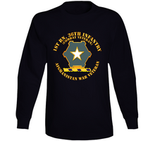 Load image into Gallery viewer, Army - 1st Bn 36th Infantry DUI - Combat Vet - Afghanistan War Vet Long Sleeve
