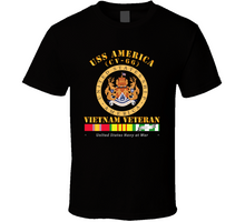 Load image into Gallery viewer, Navy - USS America (CV-66) - Vietnam Vet w VN SVC Classic T Shirt
