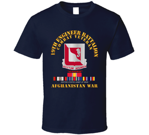 Army - 19th Engineer Battalion - Afghanistan War w SVC Classic T Shirt