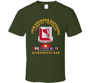 Army - 19th Engineer Battalion - Afghanistan War w SVC Classic T Shirt