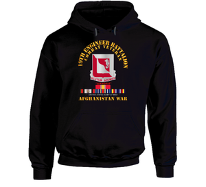 Army - 19th Engineer Battalion - Afghanistan War w SVC Hoodie