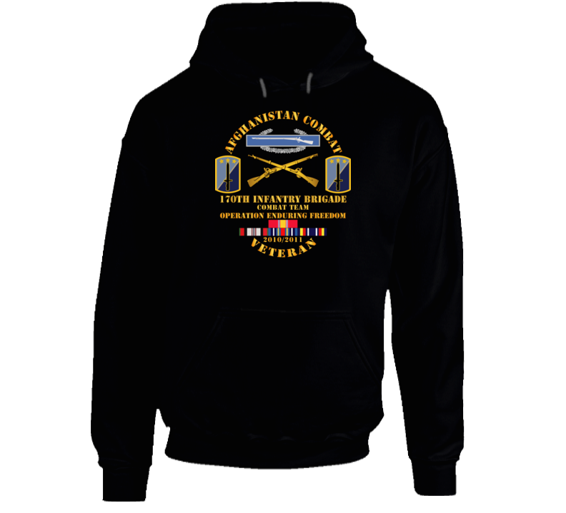 Army - Afghanistan Vet w 170th Inf Bde - OEF 2010 Hoodie