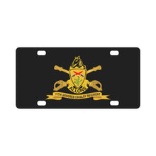 Load image into Gallery viewer, Army - 11th Armored Cavalry Regiment w Br - Ribbon Classic License Plate
