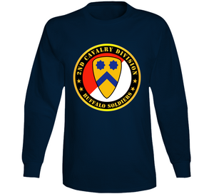 2nd Cavalry Division - Buffalo Soldiers Long Sleeve