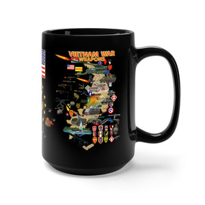 Black Mug 15oz - Vietnam - Vietnam Units and Weapons of War