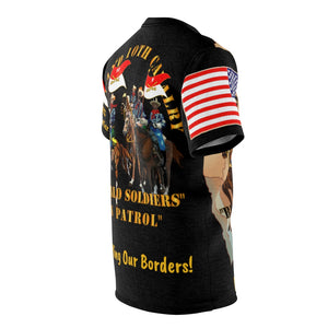 All Over Printing - Army - 9th and 10th Cavalrymen - Buffalo Soldiers - Building America - Protecting Borders!