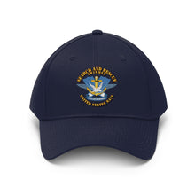 Load image into Gallery viewer, Twill Hat - Navy - Search and Rescue Swimmer  - Hat - Direct to Garment (DTG) - Printed
