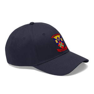 Twill Hat - USMC - Veteran - 2nd Battalion, 5th Marines - Hat - Direct to Garment (DTG) - Printed