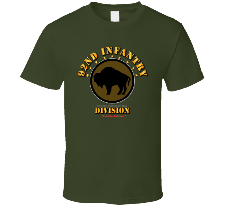 92nd Infantry Division - Buffalo Soldiers T Shirt, Premium and Hoodie