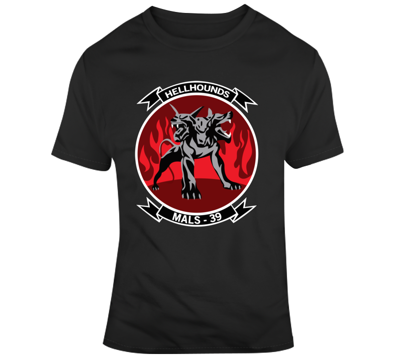 USMC - Marine Aviation Logistics Squadron 39, (Hellhounds) without Text - T Shirt, Premium and Hoodie