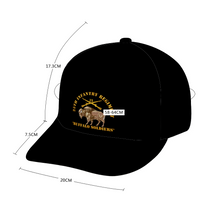 Load image into Gallery viewer, 25th Infantry Regiment &quot;Buffalo Soldiers&quot; with Buffalo AOP Unisex Adjustable Curved Bill Baseball Hat
